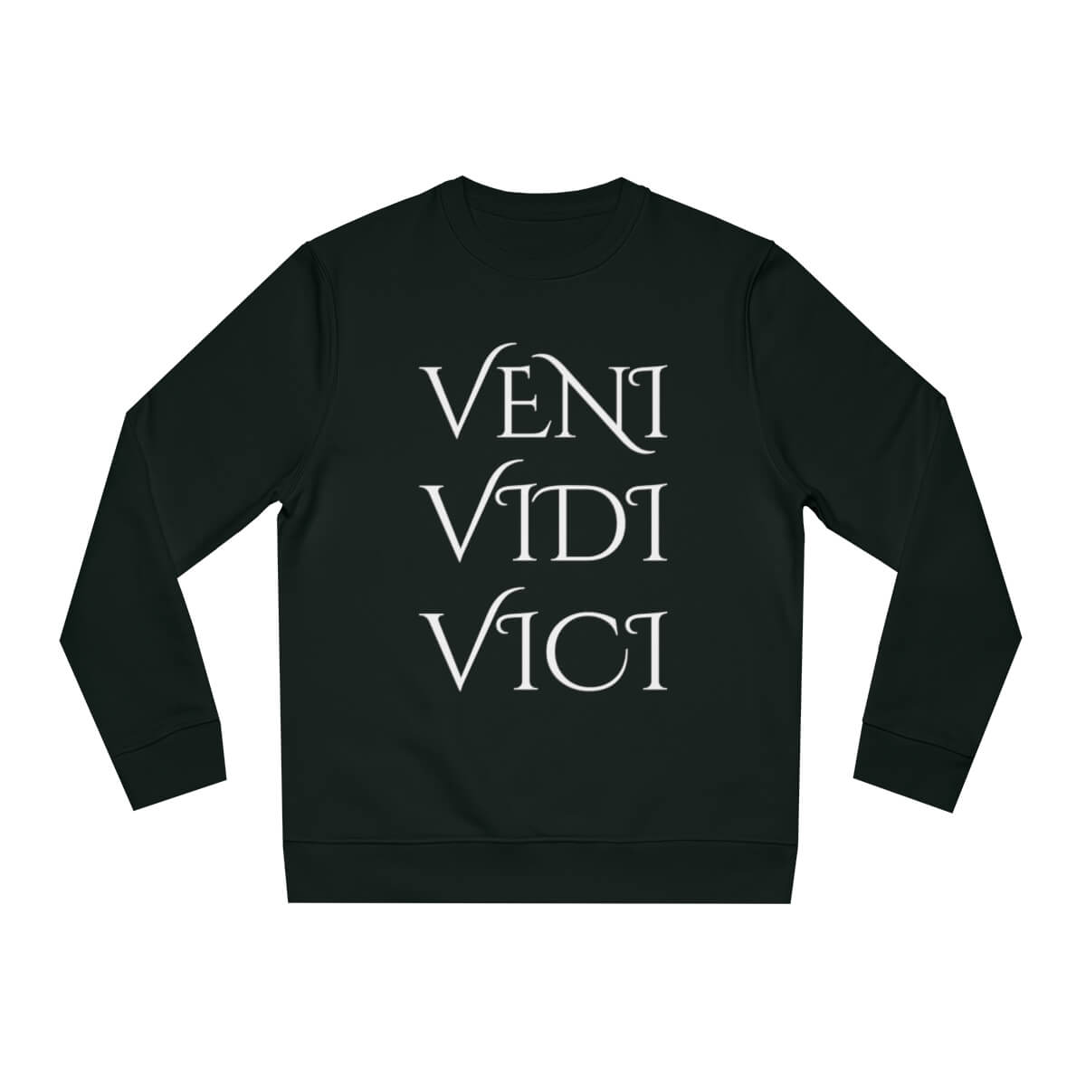 Veni Vidi Vici Black Sweatshirt