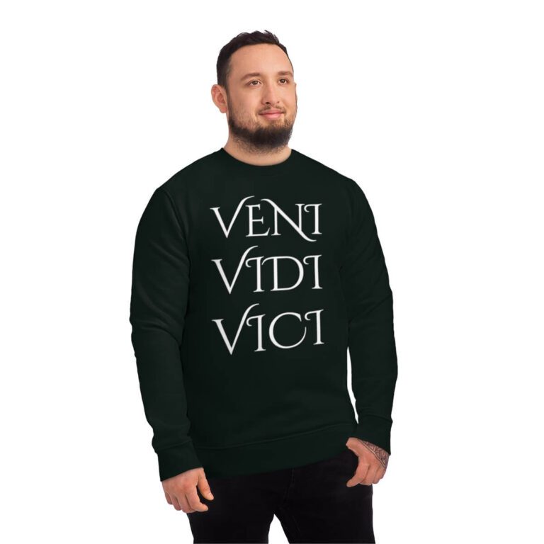 Veni Vidi Vici Black Sweatshirt