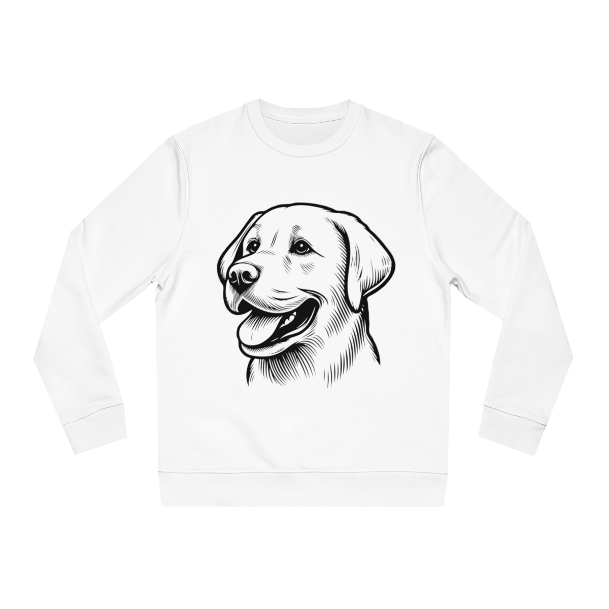 Labrador Retriever White Sweatshirt
